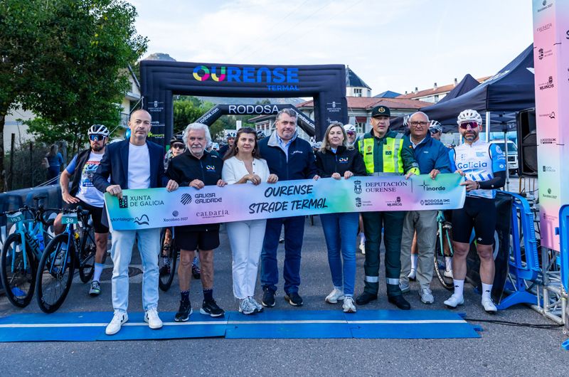 La Ourense Strade Termal reúne a 300 ciclistas y consolida su posición como una de las marchas cicloturistas más singulares de España